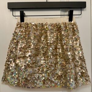 J.Crew Crewcuts Girls' Sequin Tulle Skirt (Size 4-5)